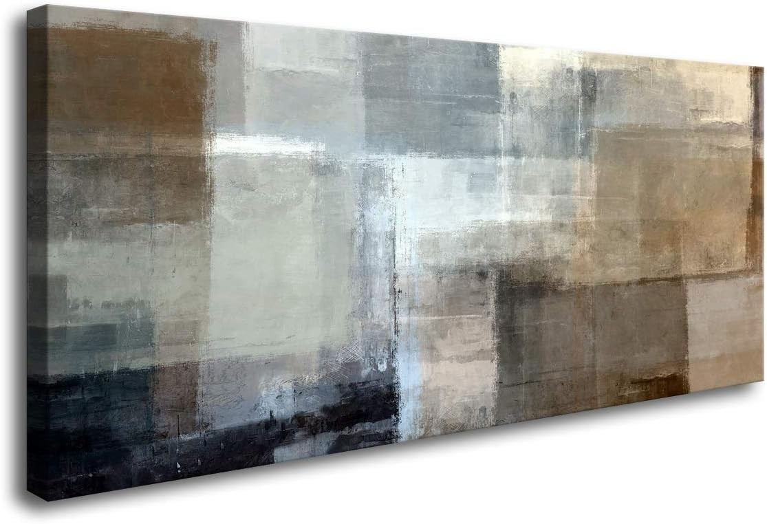 Stretched Abstract Canvas Art 20x40inch – Perfect for Living Rooms