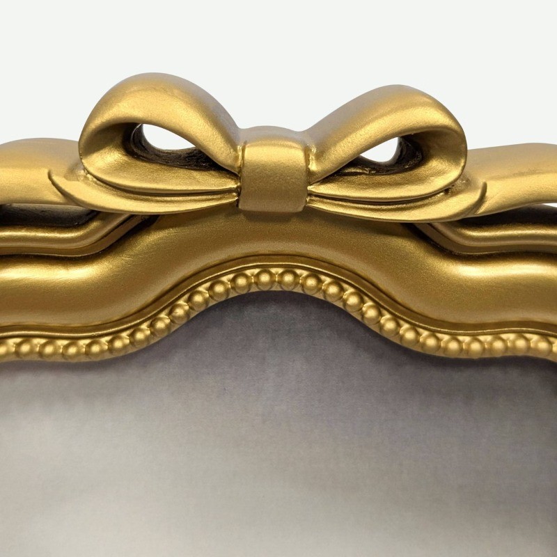 4"x6" Decorative Arched Bow Table Picture Frame Gold