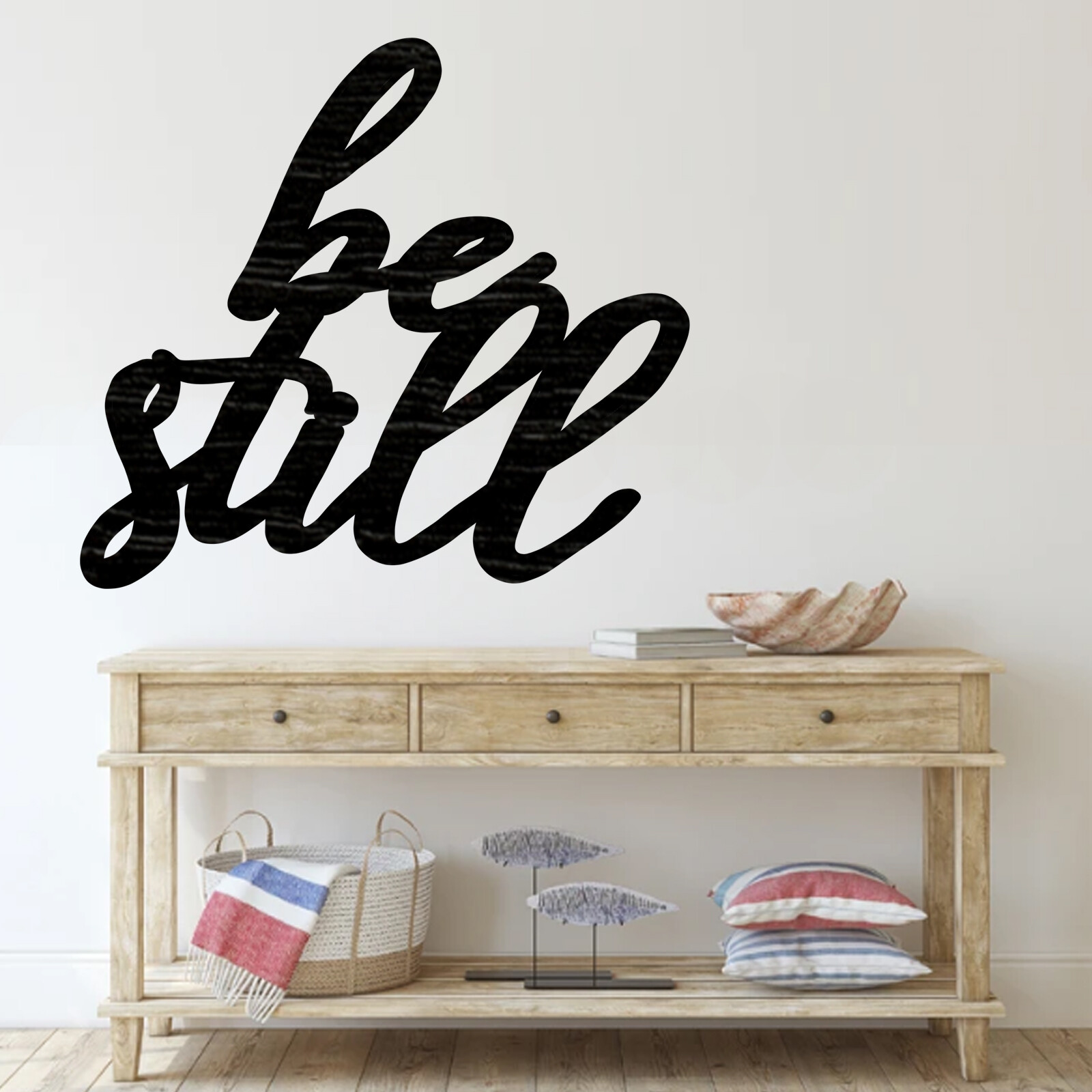 Be Still cut out, Wood plaque sign,wood Crafts,Craft supply, home decor