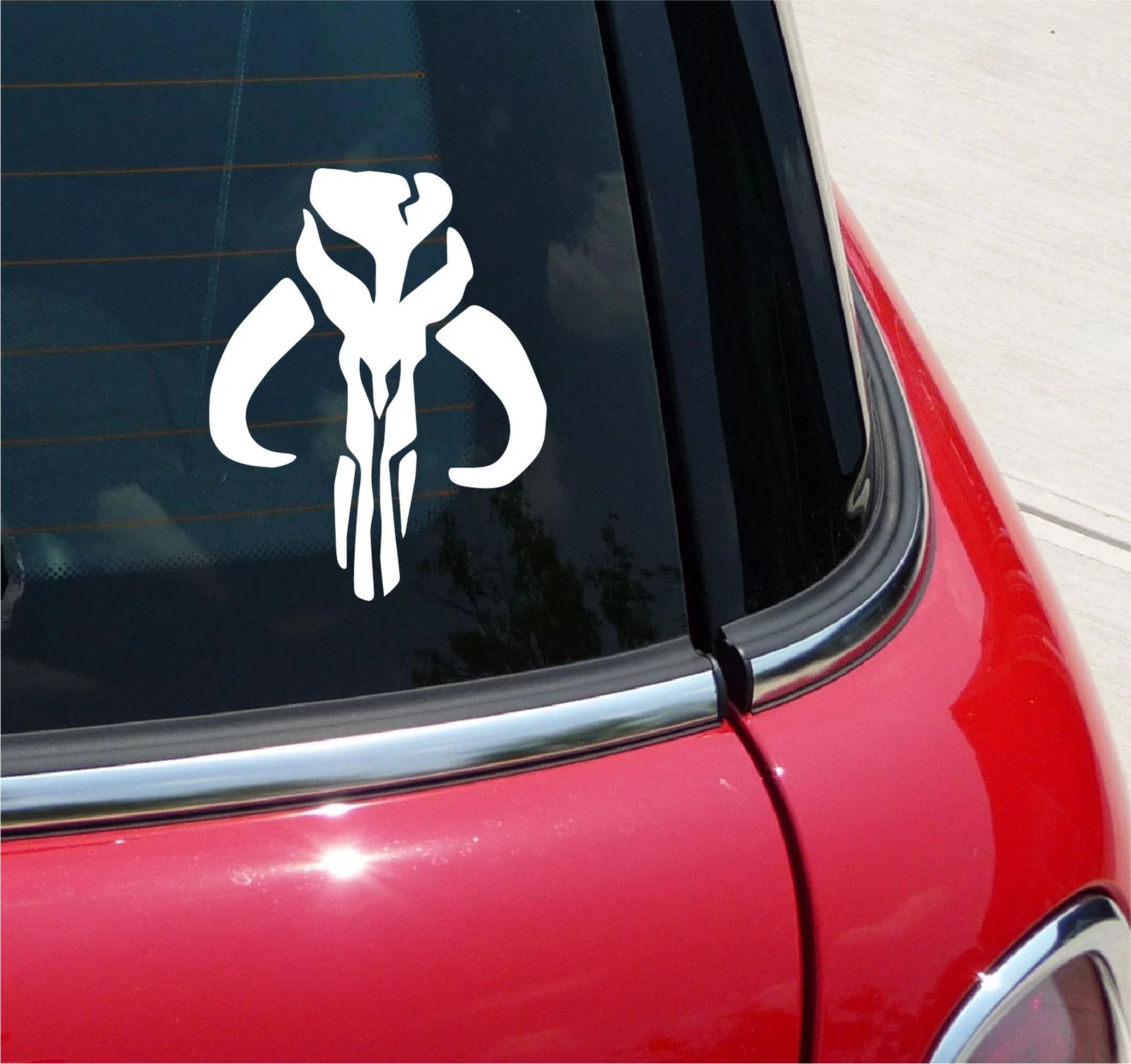 MYTHOSAUR SKULL VINYL DECAL STICKER MANDALORIAN BOBA FETT STAR WARS CAR TRUCK