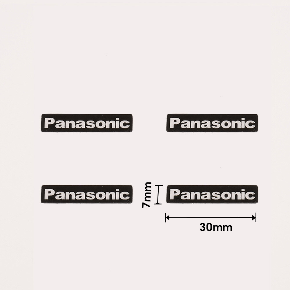 Hard plastic Sticker Panasonic replacement Badge Logo Camcorder DIY Decoration