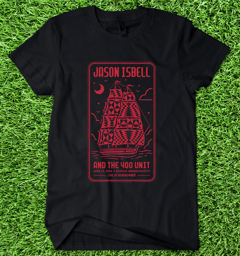 t shirt jason isbell and the 400 unit boston, massachusetts june 25 2024