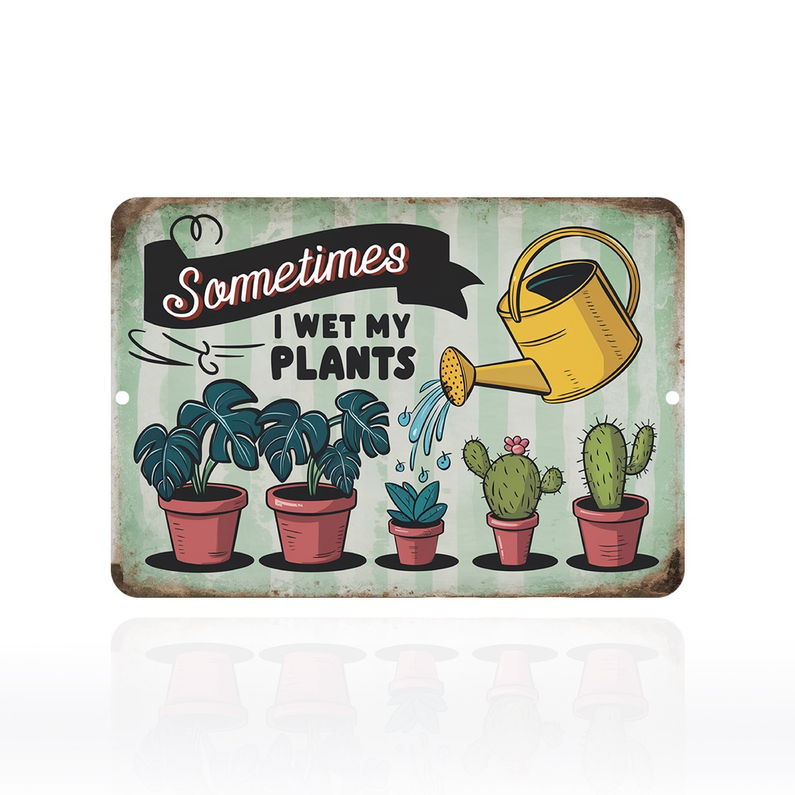 Funny Garden Signs Decor Outdoor Garden Decorative Metal Sign Gifts For Women