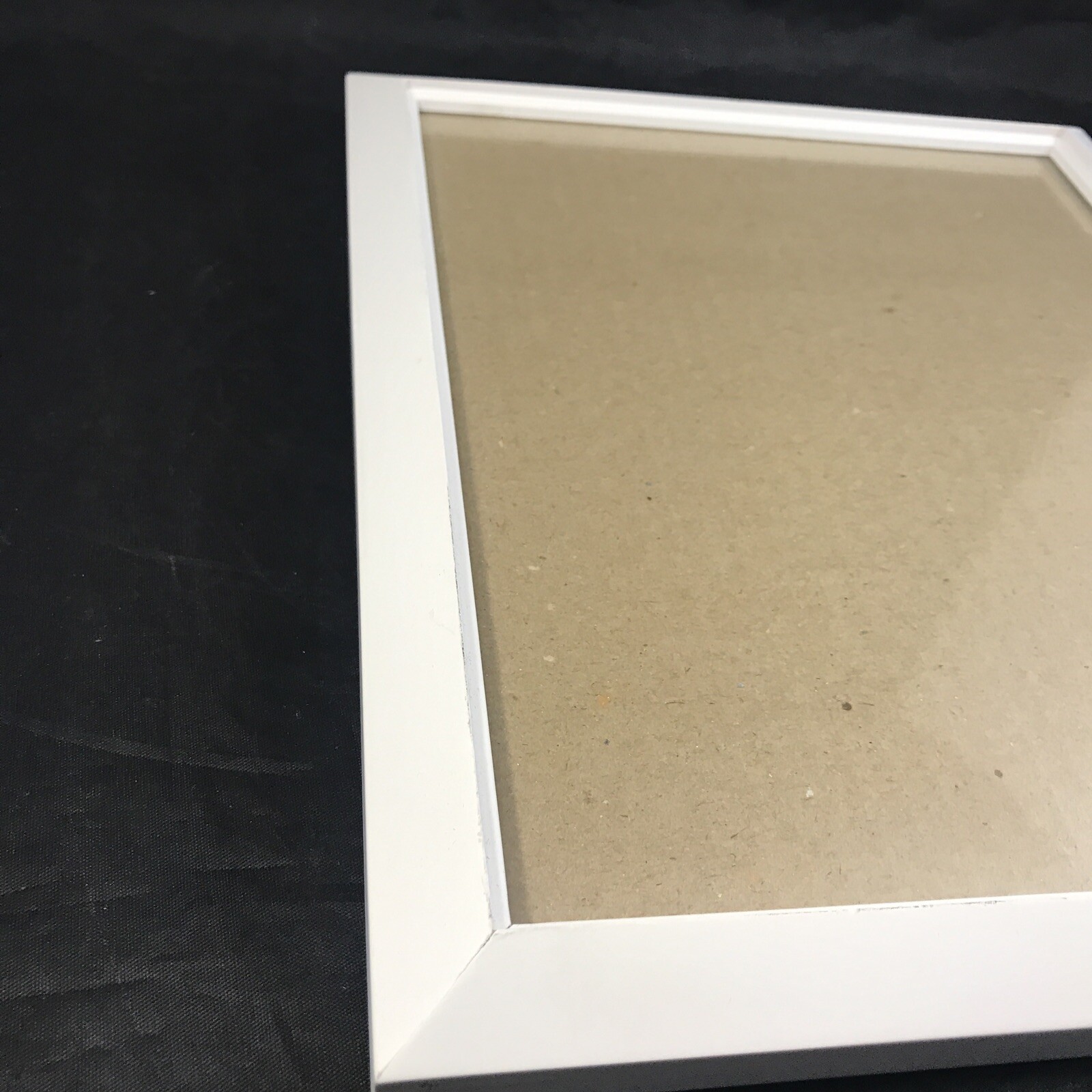 White Photo Frames Set 2 Image Window 9.5 in x 7.5 in Freestanding or Hang