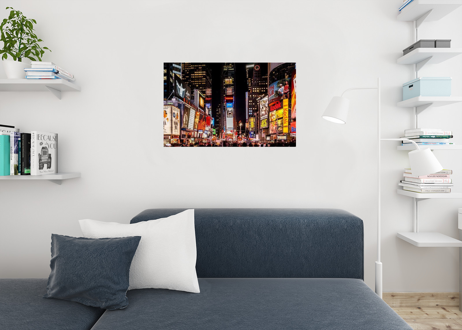 Times Square New York City NYC at Night Photo Art Print Poster 24×36 inch