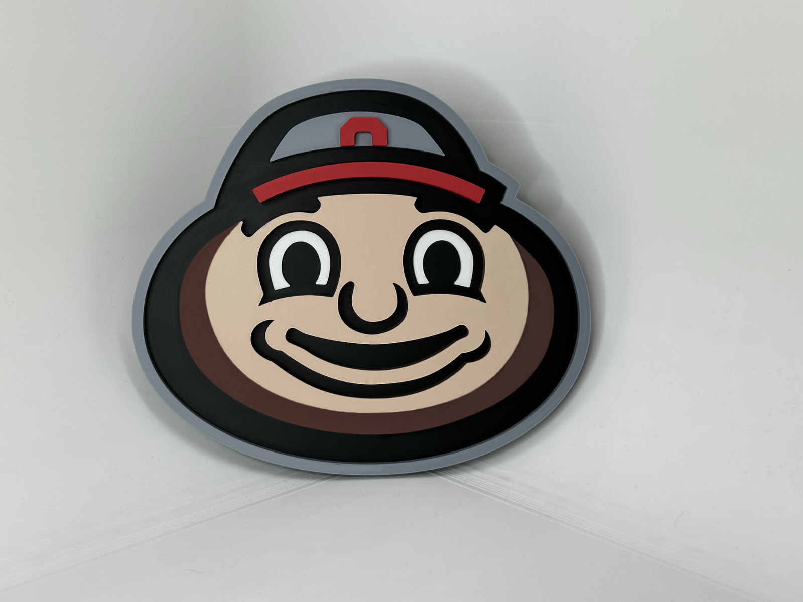 Ohio State Buckeyes Mascot Logo 2006 3D Printed Logo Wall Sign