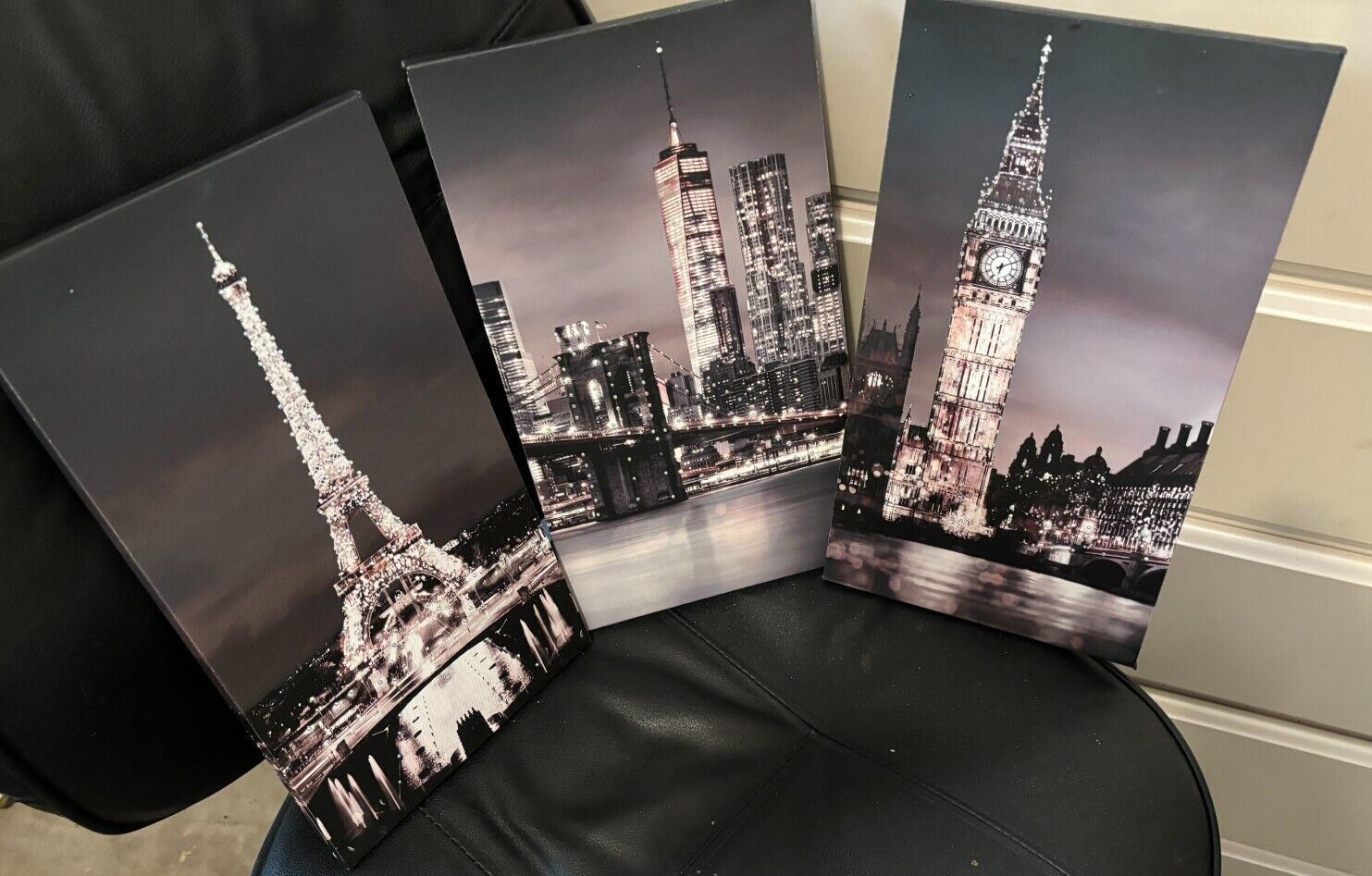 Set of Three Decorative Picture&rsquo;s for Any Room in the Home or Office Brand Knew