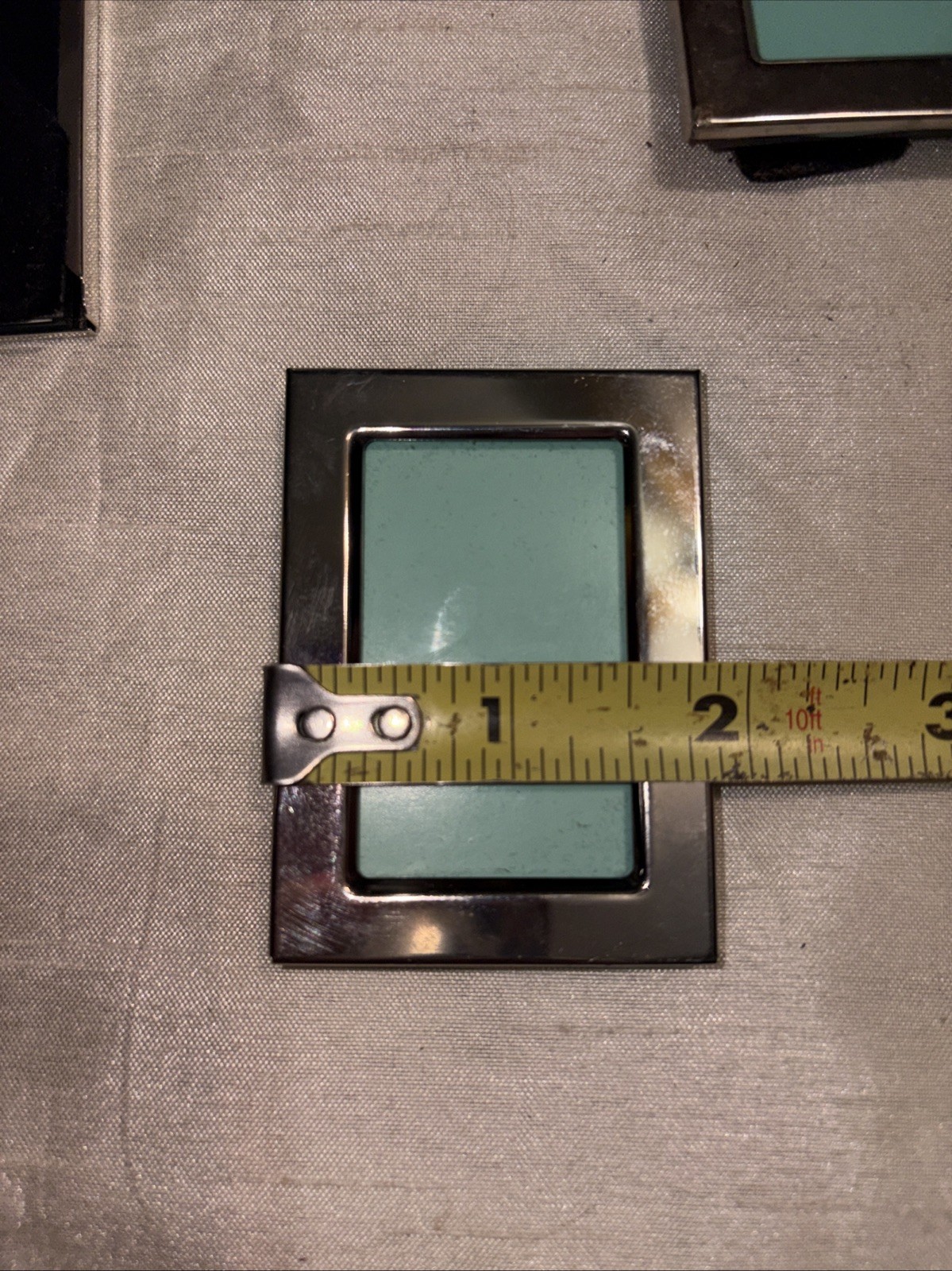 Silver Mini Picture Frame 2&Prime; x 3&Prime;/ 2 1/2 Lot Of 5 Small