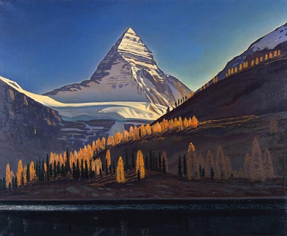 Mount Assiniboine Canadian Rockies : Rockwell Kent : 1924 : Art Print