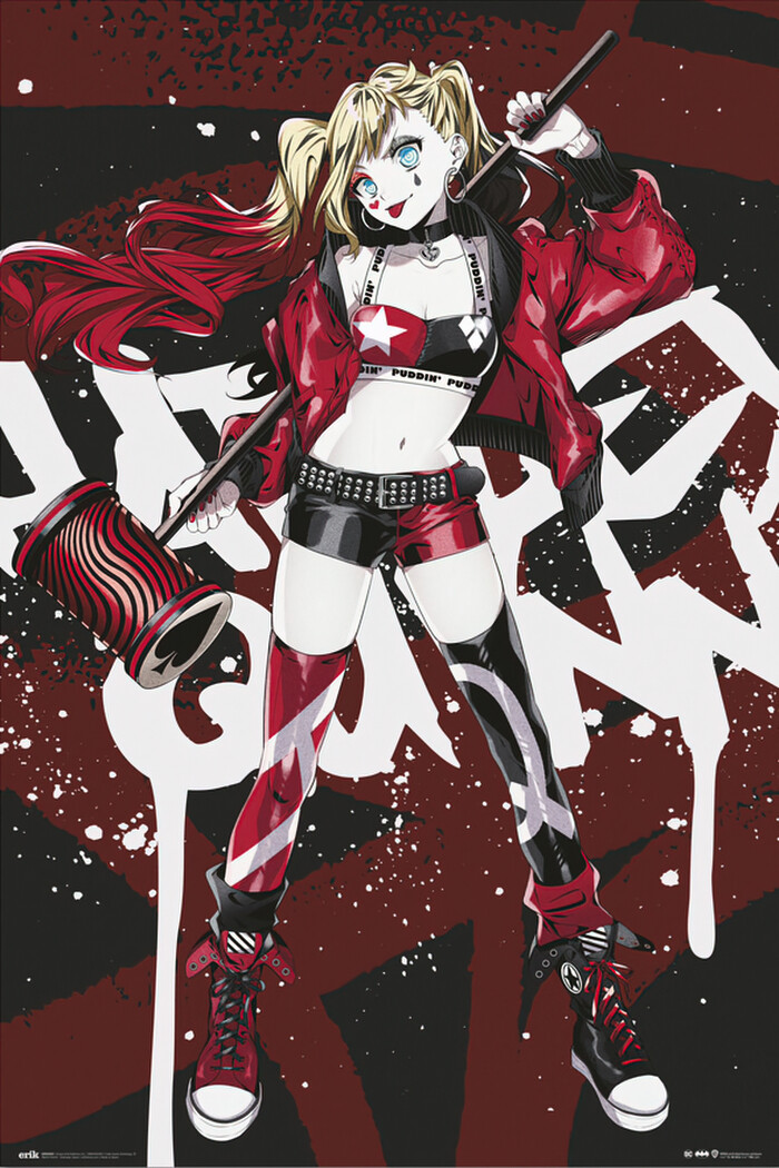 Harley Quinn – DC Comics Anime / Manga Poster (Size: 24&Prime; x 36&Prime;)