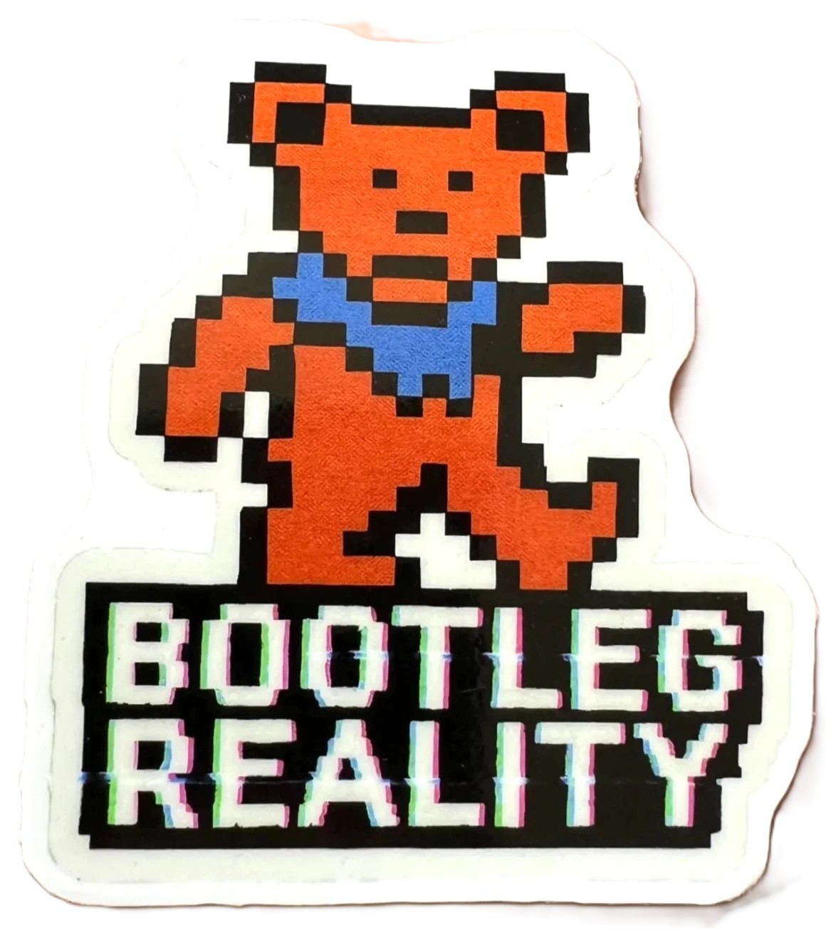 ⚡⚡GRATEFUL DEAD Dancing Bear Bootleg Reality * NEW* Sticker 2&Prime; x 3&Prime; ⚡⚡