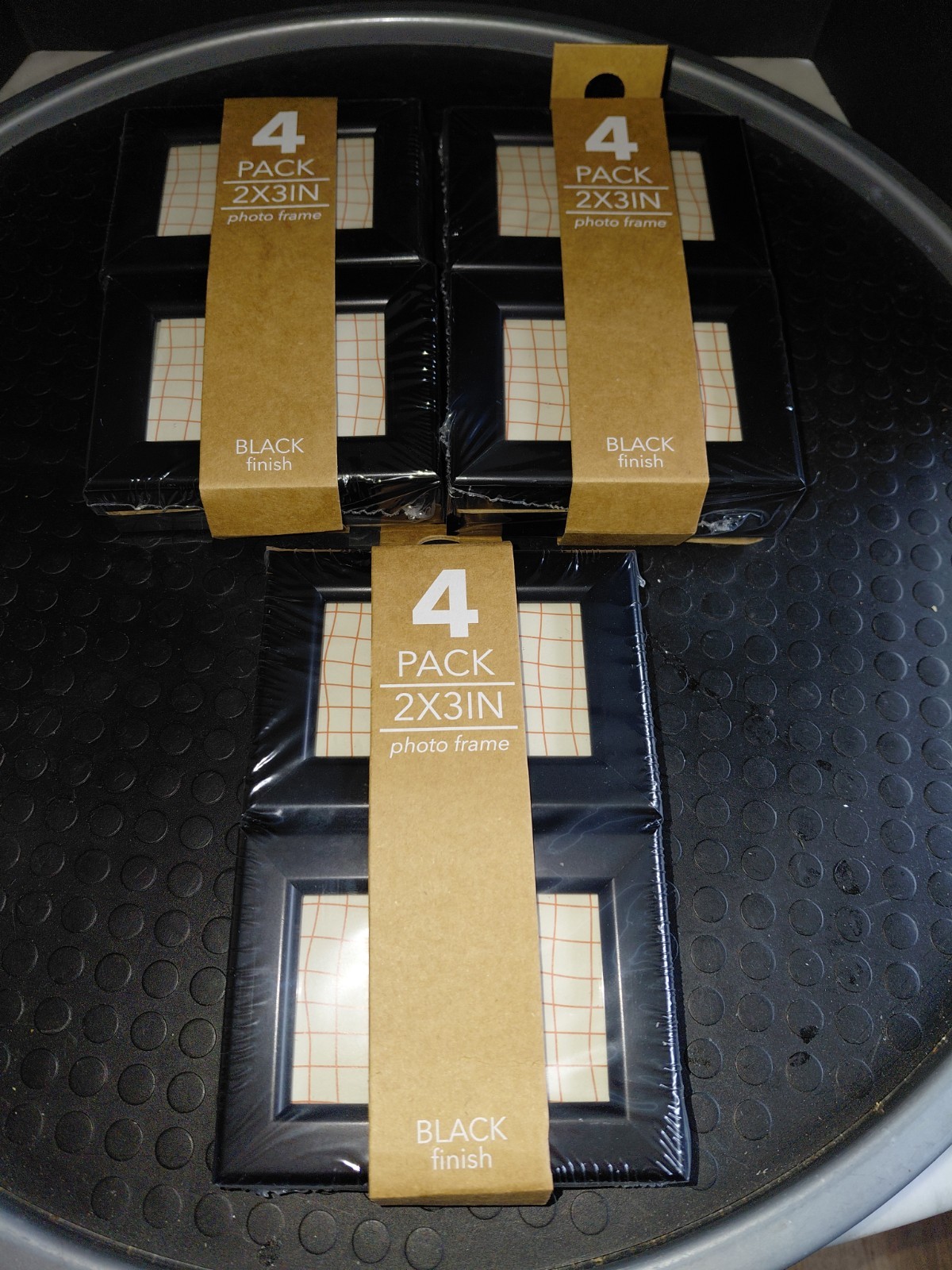 12 Pack Harbortown Mini Frames 2×3 In. Black New In Box