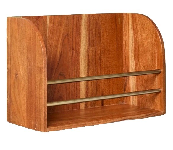 Vinyl Wood Wall Hanging Storage Shelf- Hearth & Hand with Magnolia