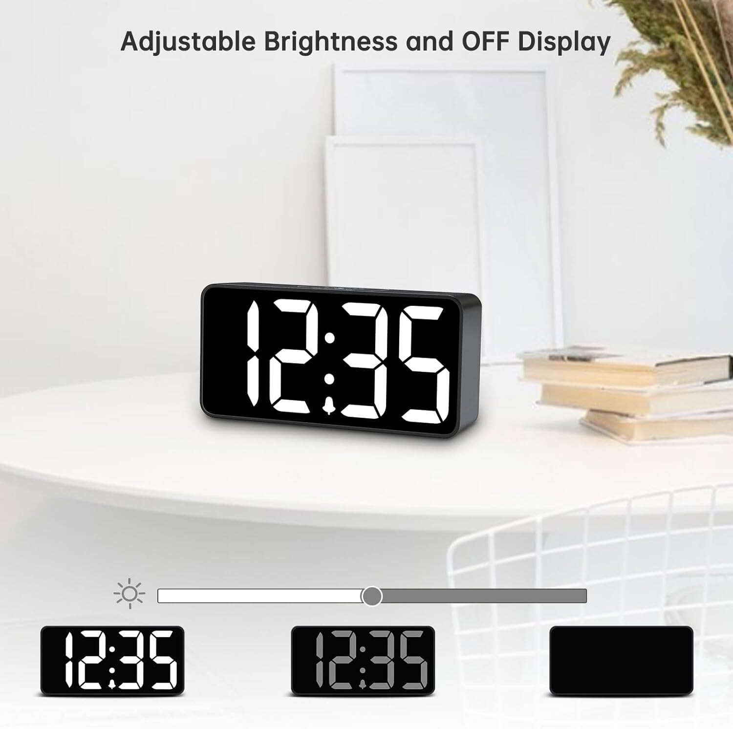 User-Friendly Small Digital Alarm Clock with Jumbo Numbers – Great for All Ages