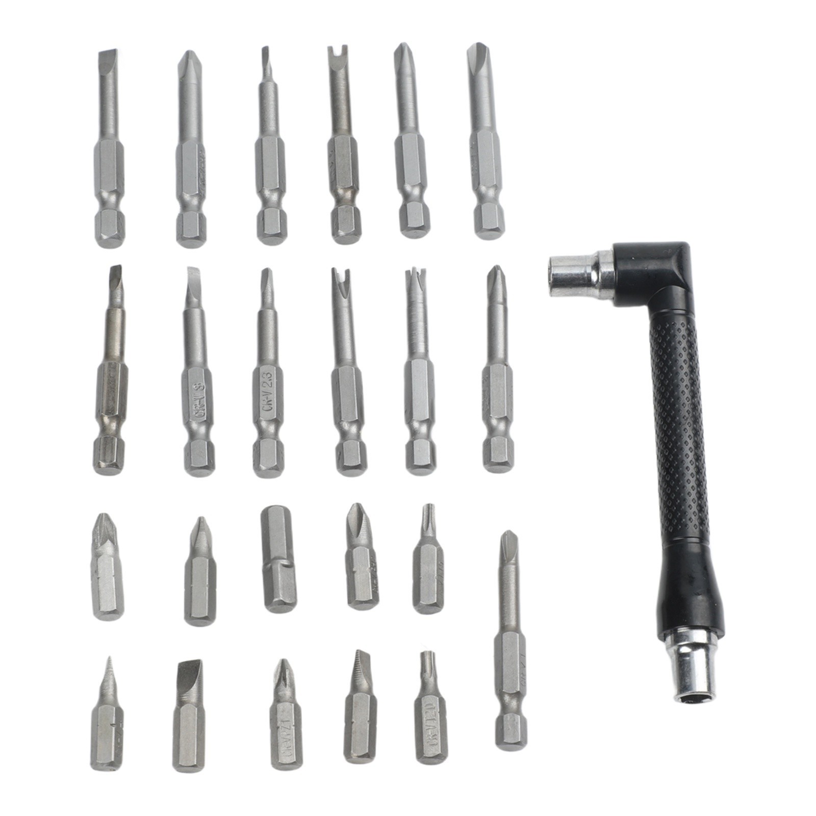 Professional Grade Irregular Bit Set + Magnetic L-Shaped Driver for Repairs