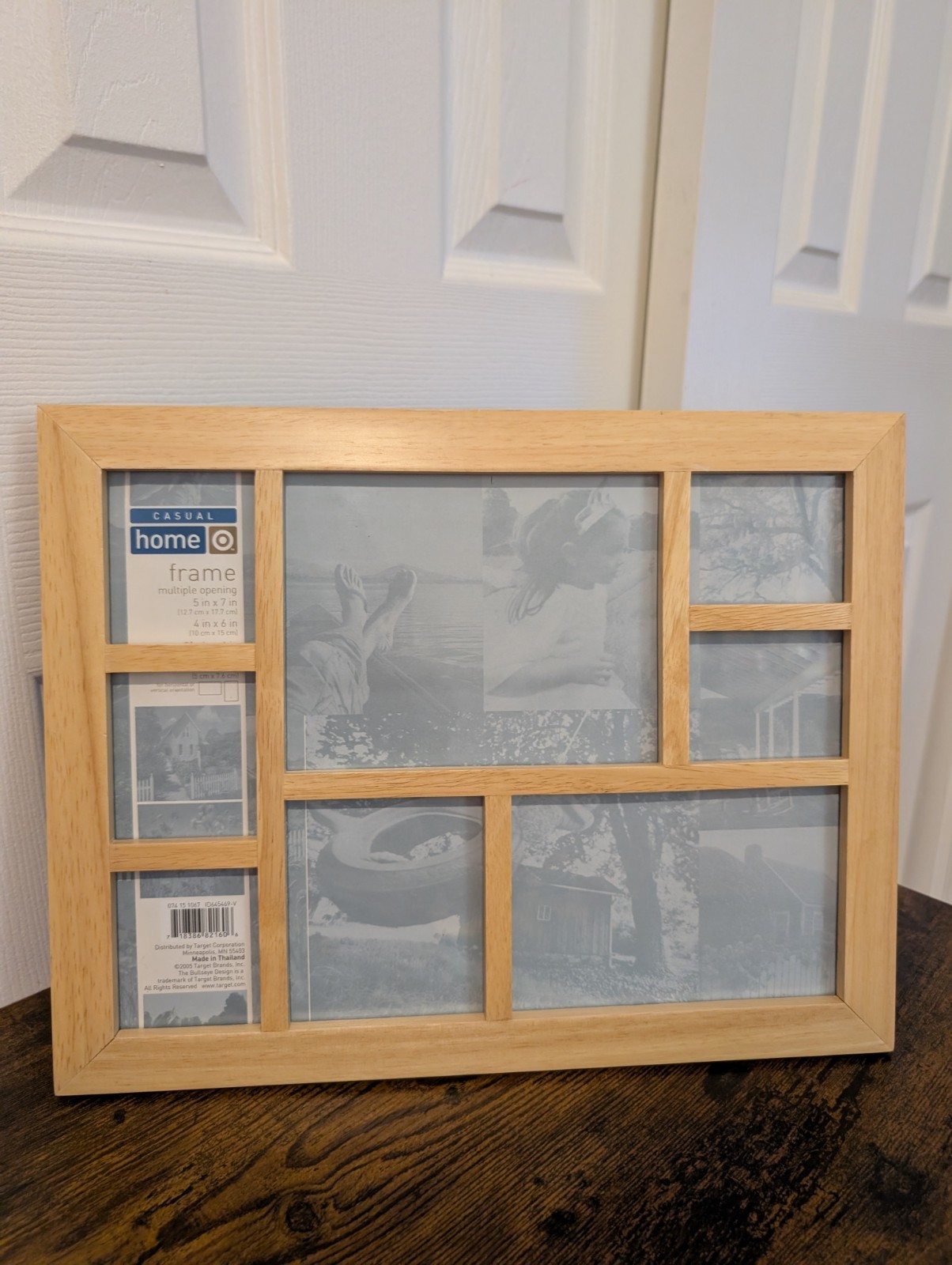 CASUAL HOME FRAME – with 8 MULTIPLE OPENINGS – 11&Prime; X 14&Prime; OVERALL SIZE