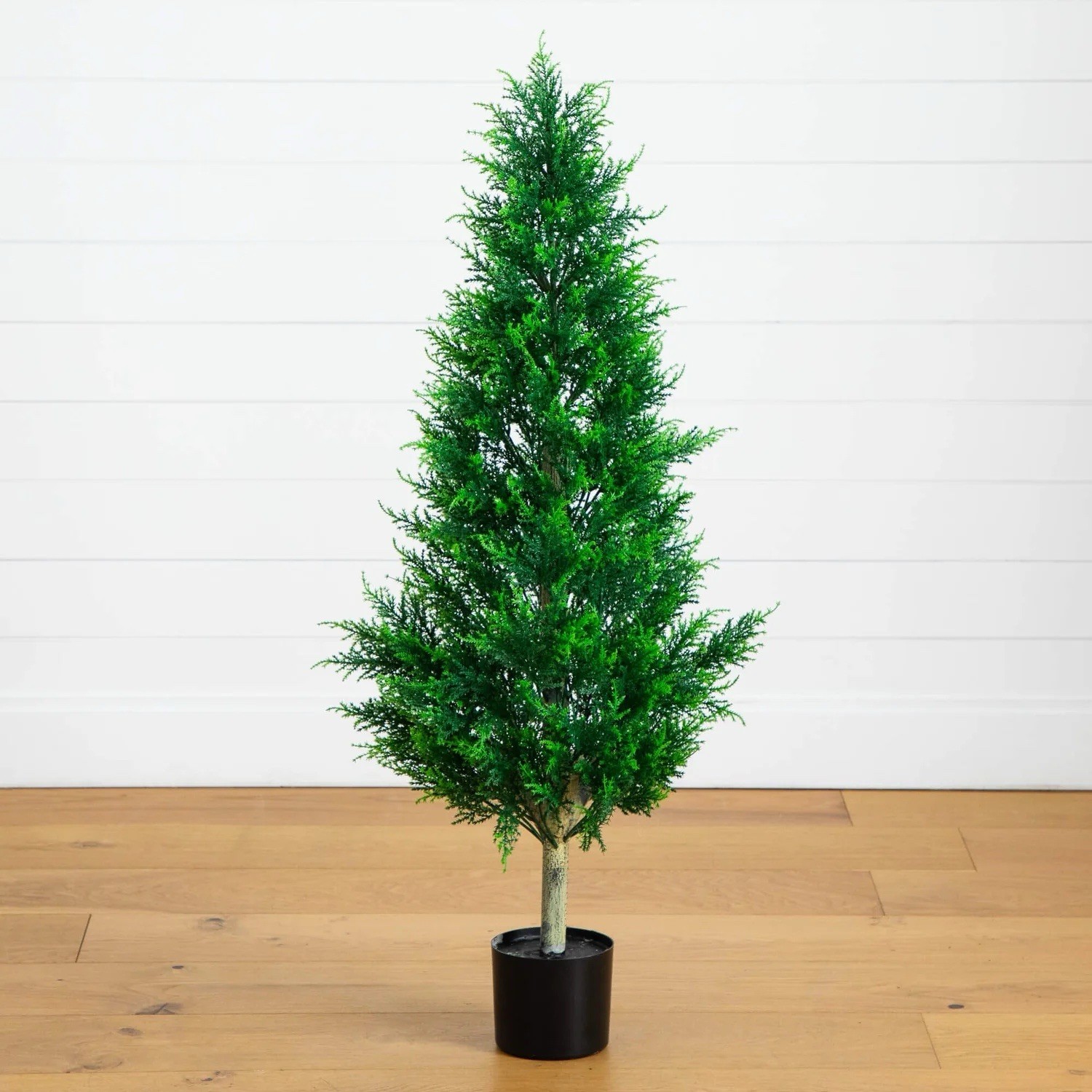 4&prime; UV Resistant Artificial Cypress Tower Tree Indoor/Outdoor