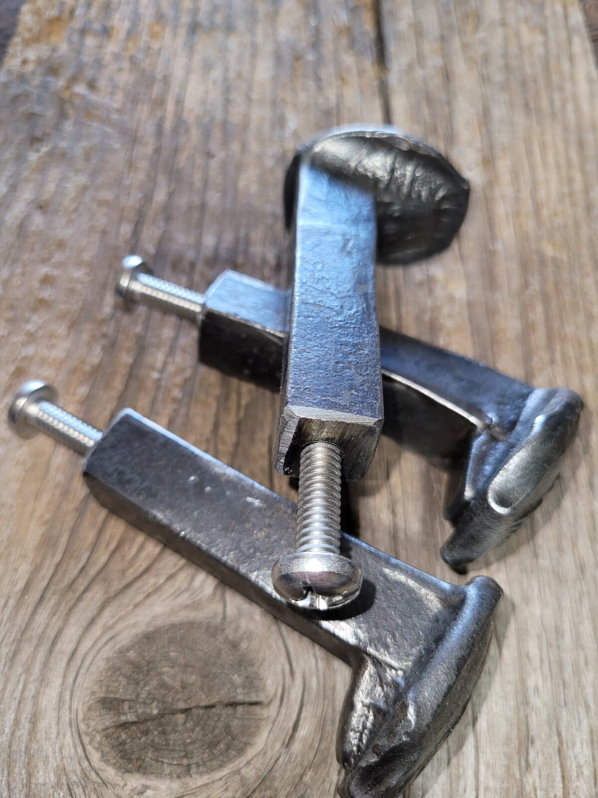 2 Rustic Railroad Spike Coat Hooks, Patio, Laundry, Barn, Tack Decorative Towel