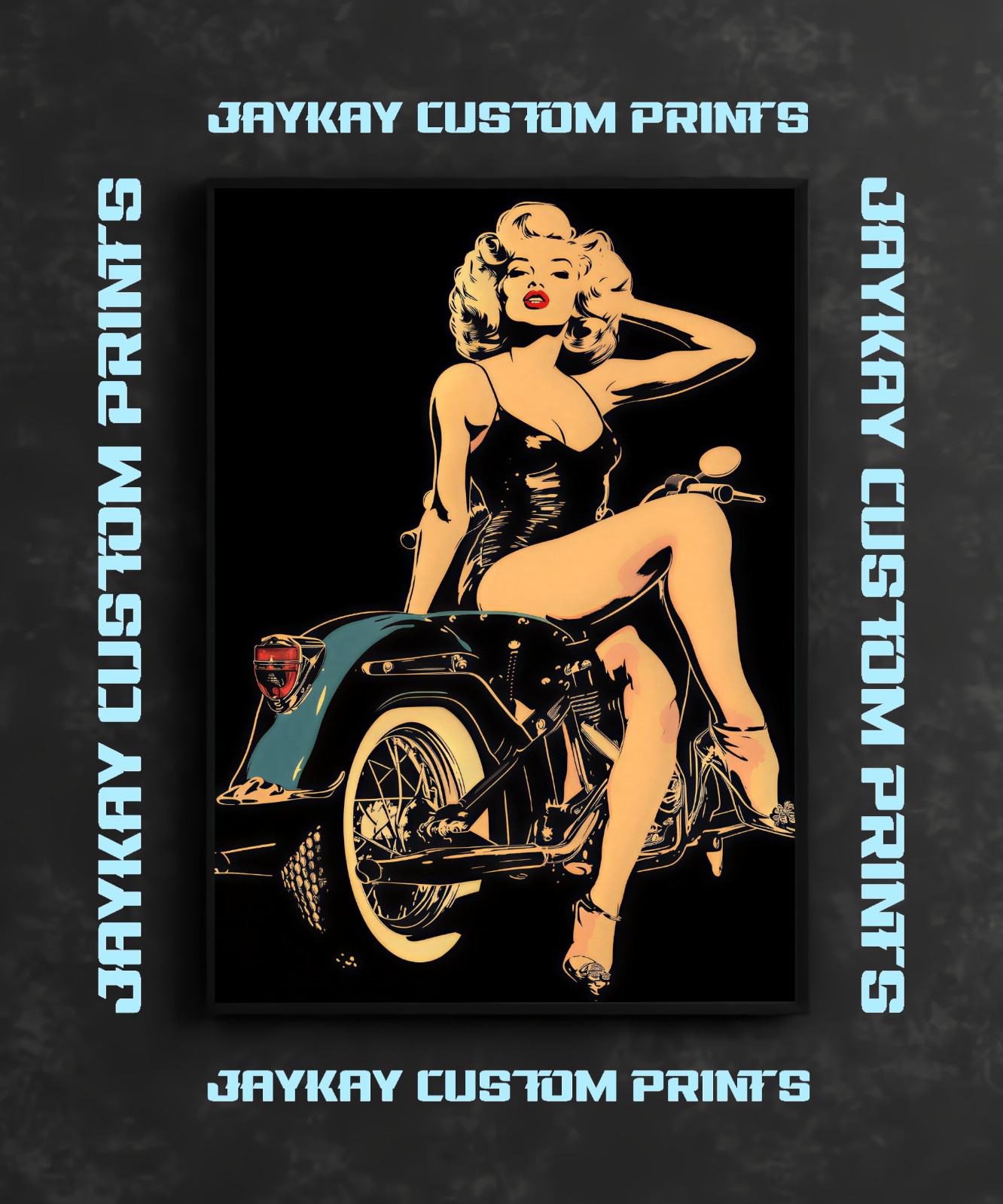 Marilyn Monroe Vintage Art Poster Print – No Frame
