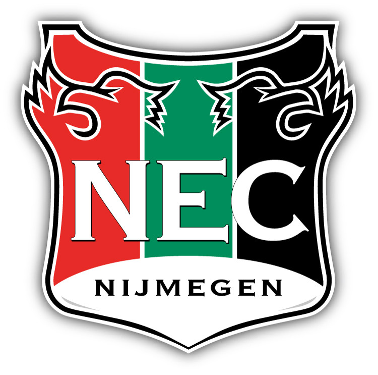 NEC Nijmegen FC Netherlands Soccer Football Car Bumper Sticker Decal 5 » x 5 »