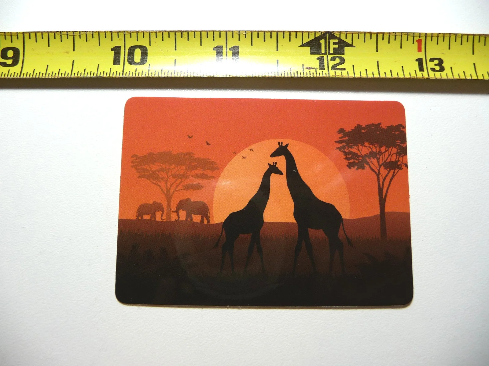 GIRAFFES ELEPHANTS SMALL STICKER DECAL CAMPING S HIKE HIKING NATURE ADVENTURE