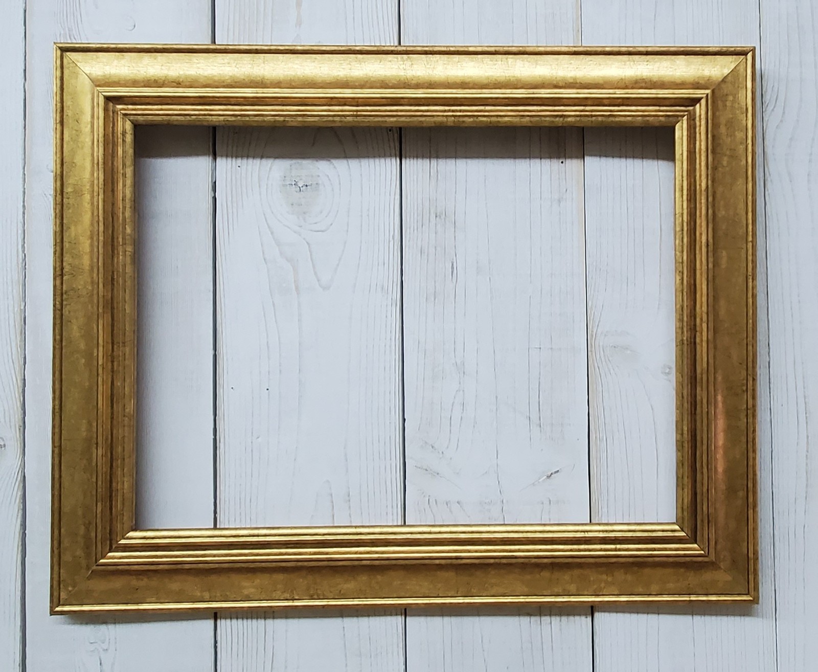 Gold 12×16 Handmade Open Frame for photographs, prints, picture Made in USA