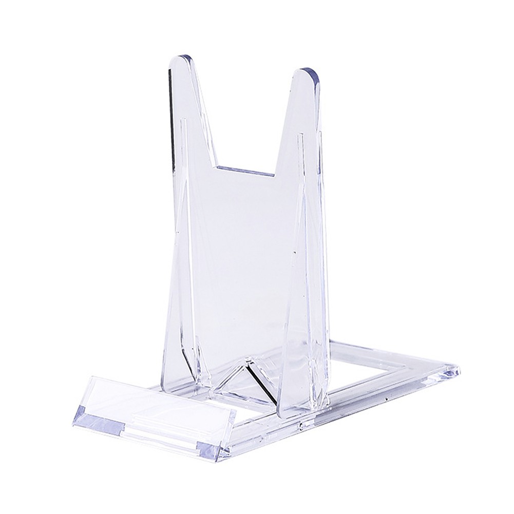 2-20X 4&Prime; Two Part Adjustable Acrylic Display Stand Easels for Minerals Fossils