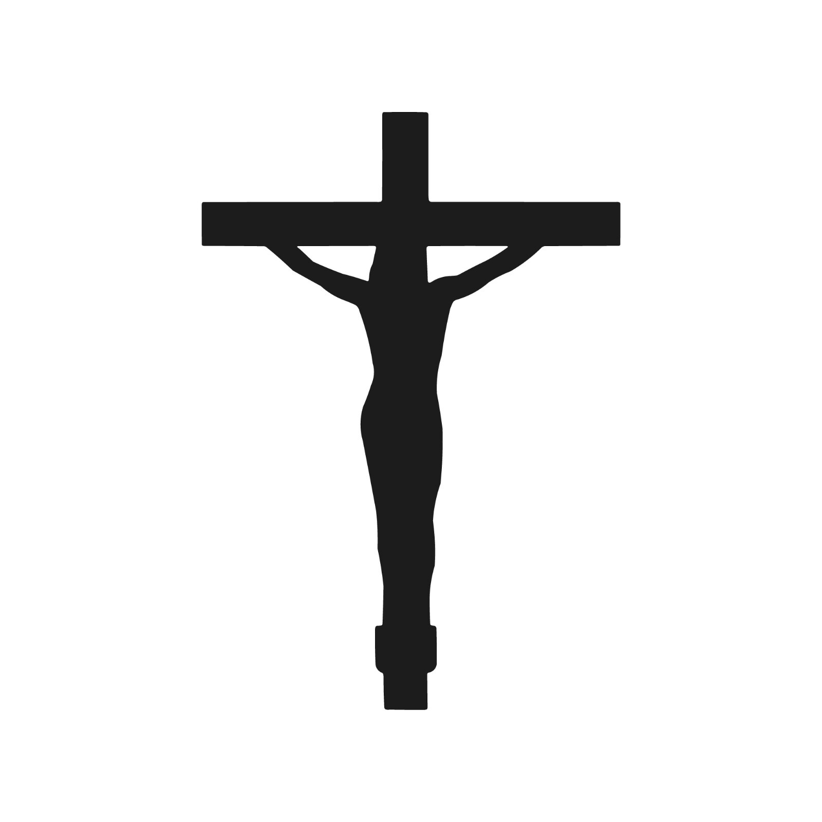 Christ on Cross Vinyl Decal Car Window Laptop Jesus Christ Christian Sticker