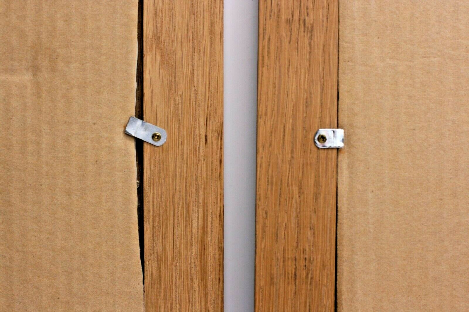 Lot of 2 Oak Solid Wood Picture Frame 7 x 9 Photo