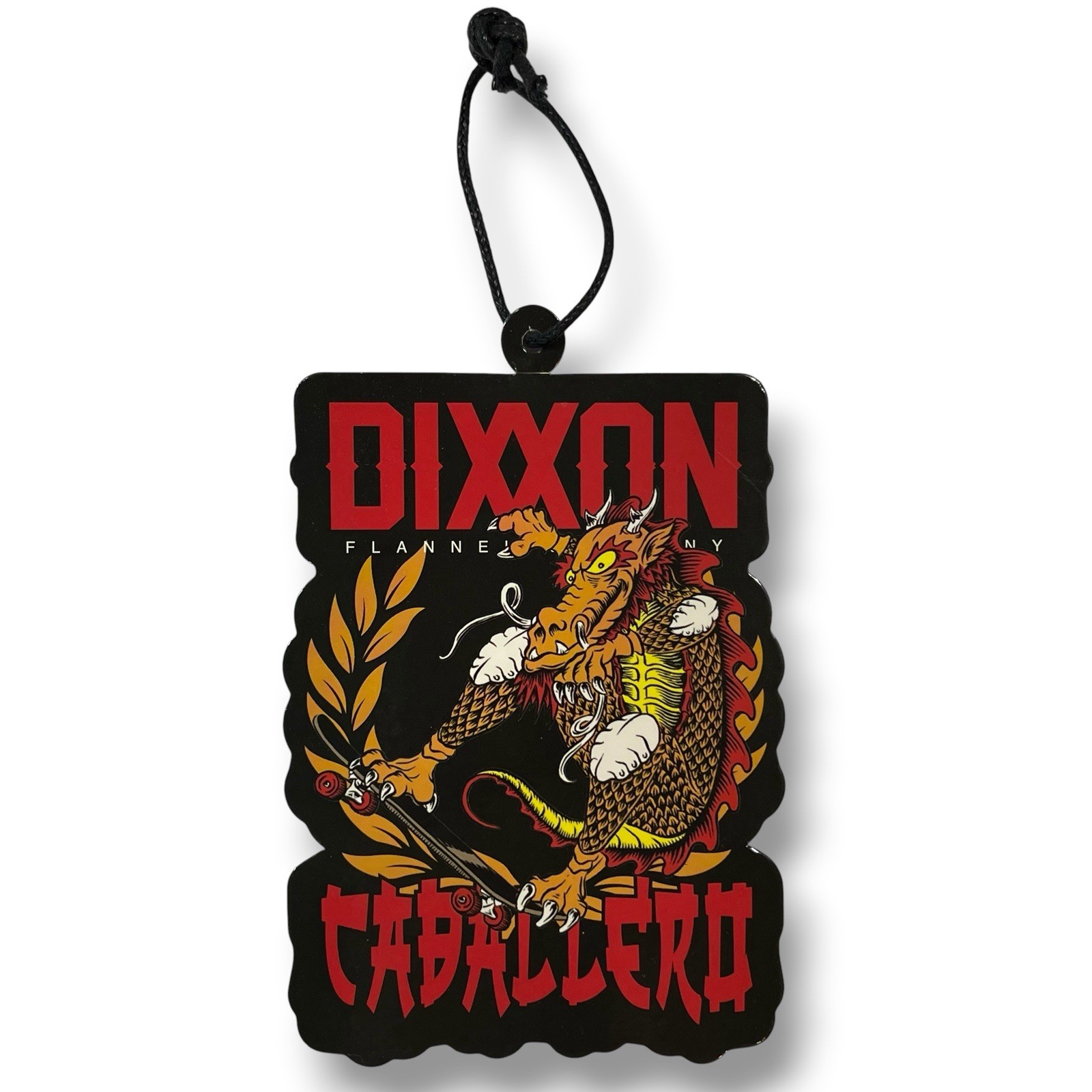 Dixxon Flannel Co STEVE CABALLERO Tag Sticker – Japanese Dragon Skateboarder