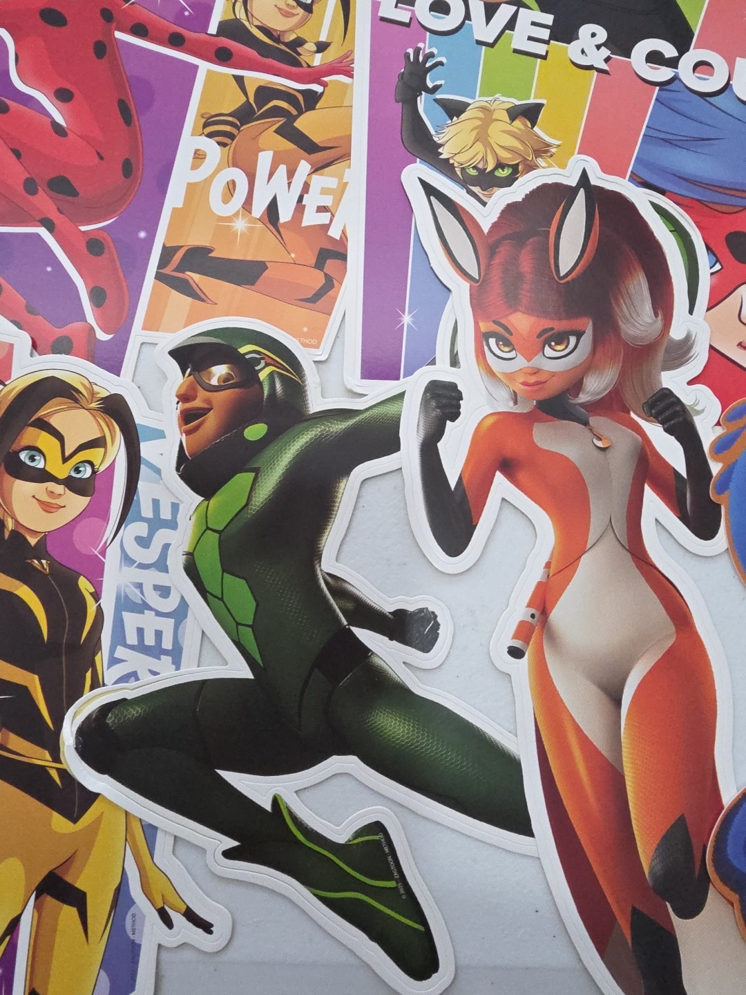 Miraculous Ladybug Happy Birthday Sign Party Decoration Cat Noir 7 Wall Stickers