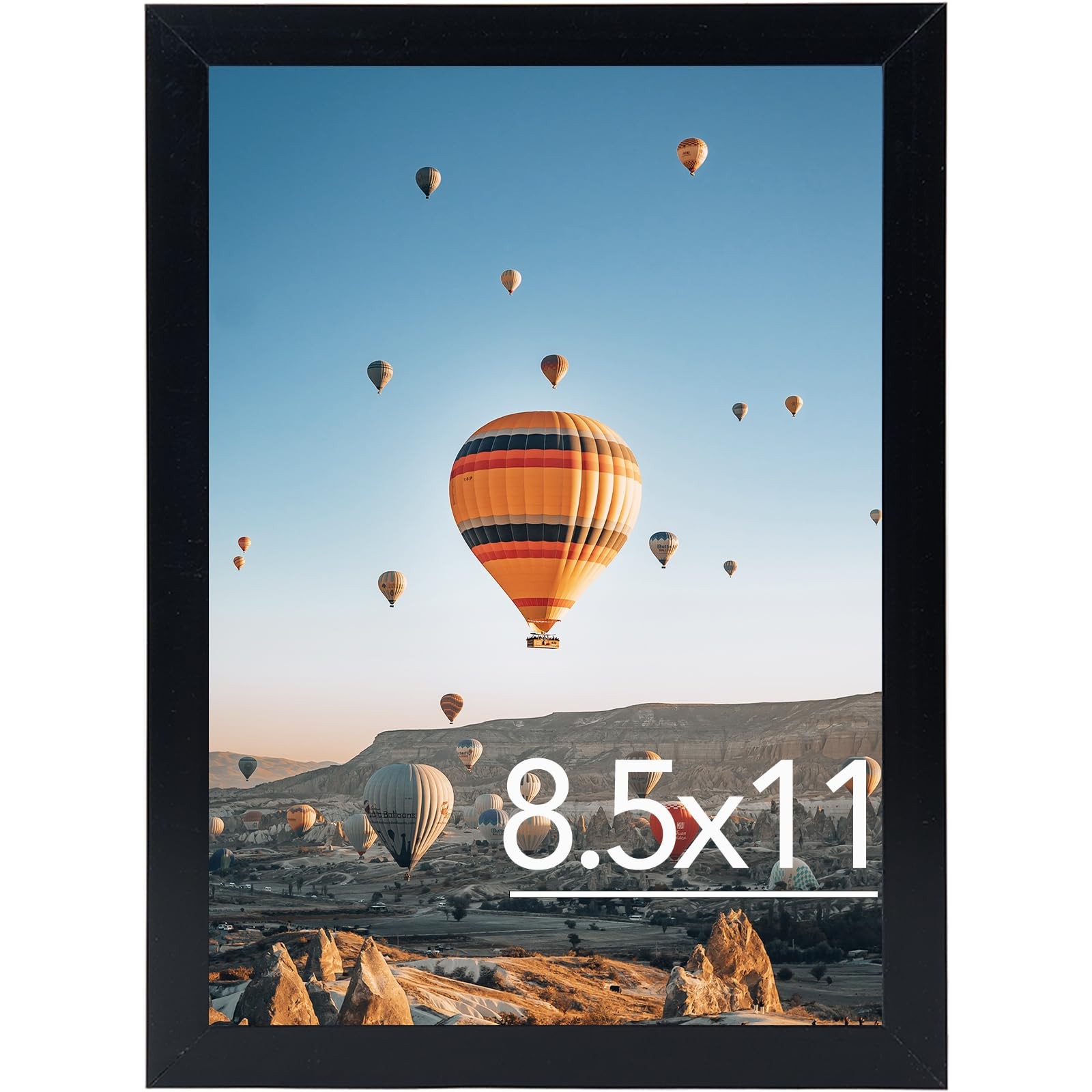 JCJMY 8.5×11 inch Picture Frame Black for Certificate inch,