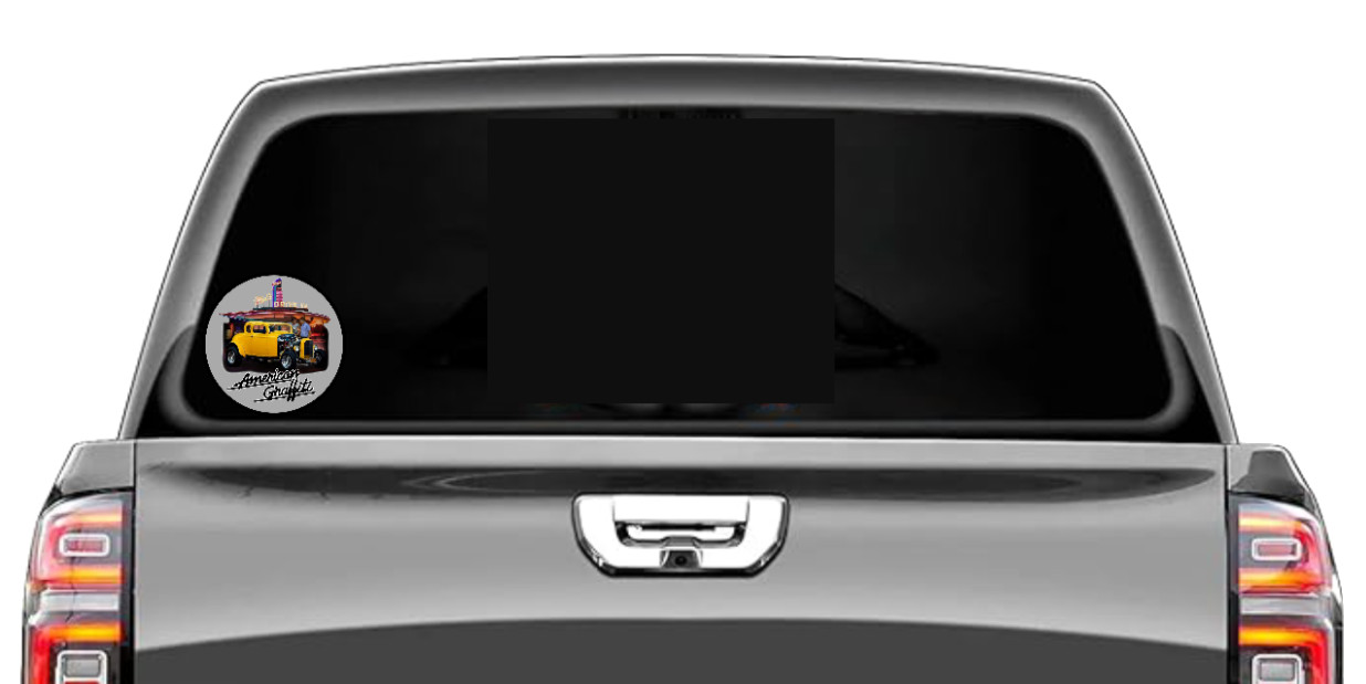Movie – American Graffiti 4&Prime; Vinyl Decal Handmade Vehicle Decor Laptop Cooler 26