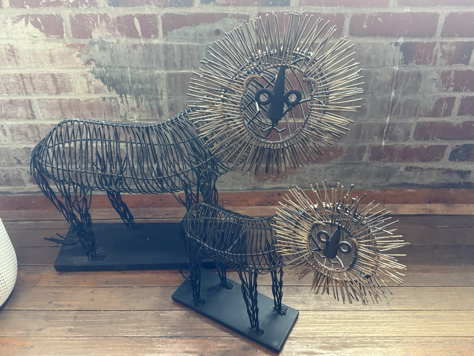 Pier One Imports Metal Lions