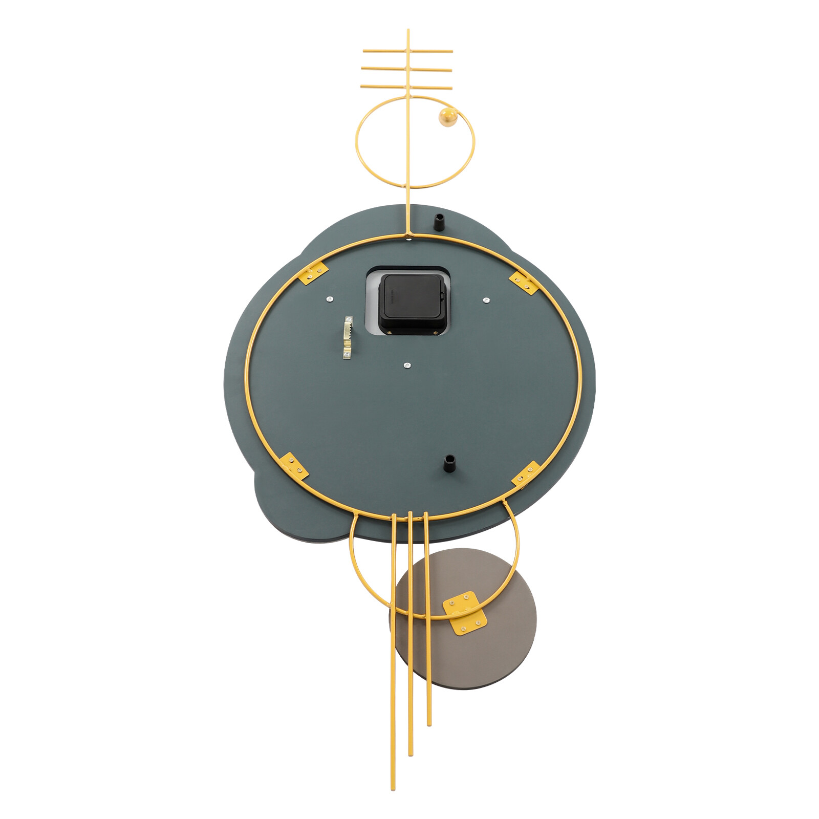 Modern Decorative Wall Clock – Silent Sweep, Elegant Metal Design