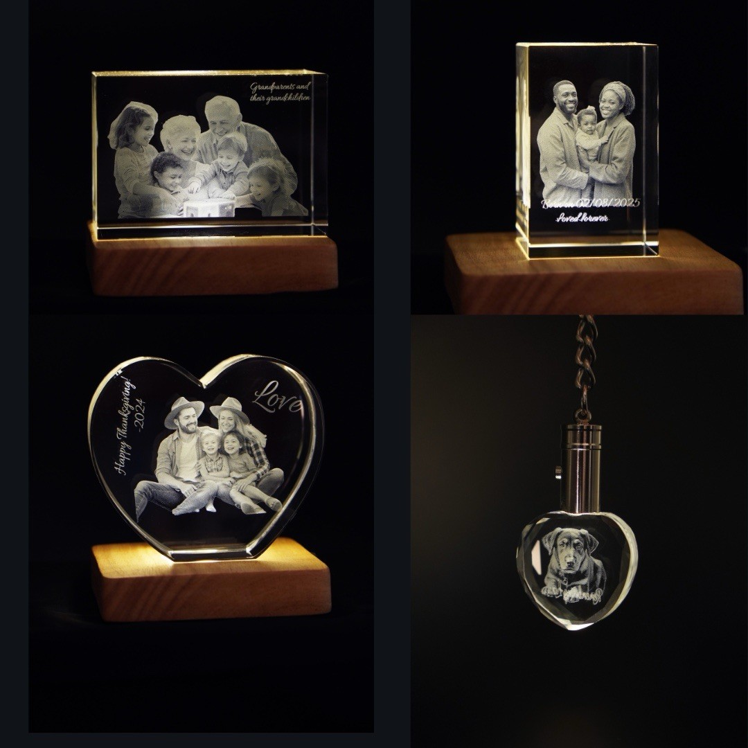 Customized Crystal – Personalized Laser Engraved Picture Gif small2.0×3.2×2.0in