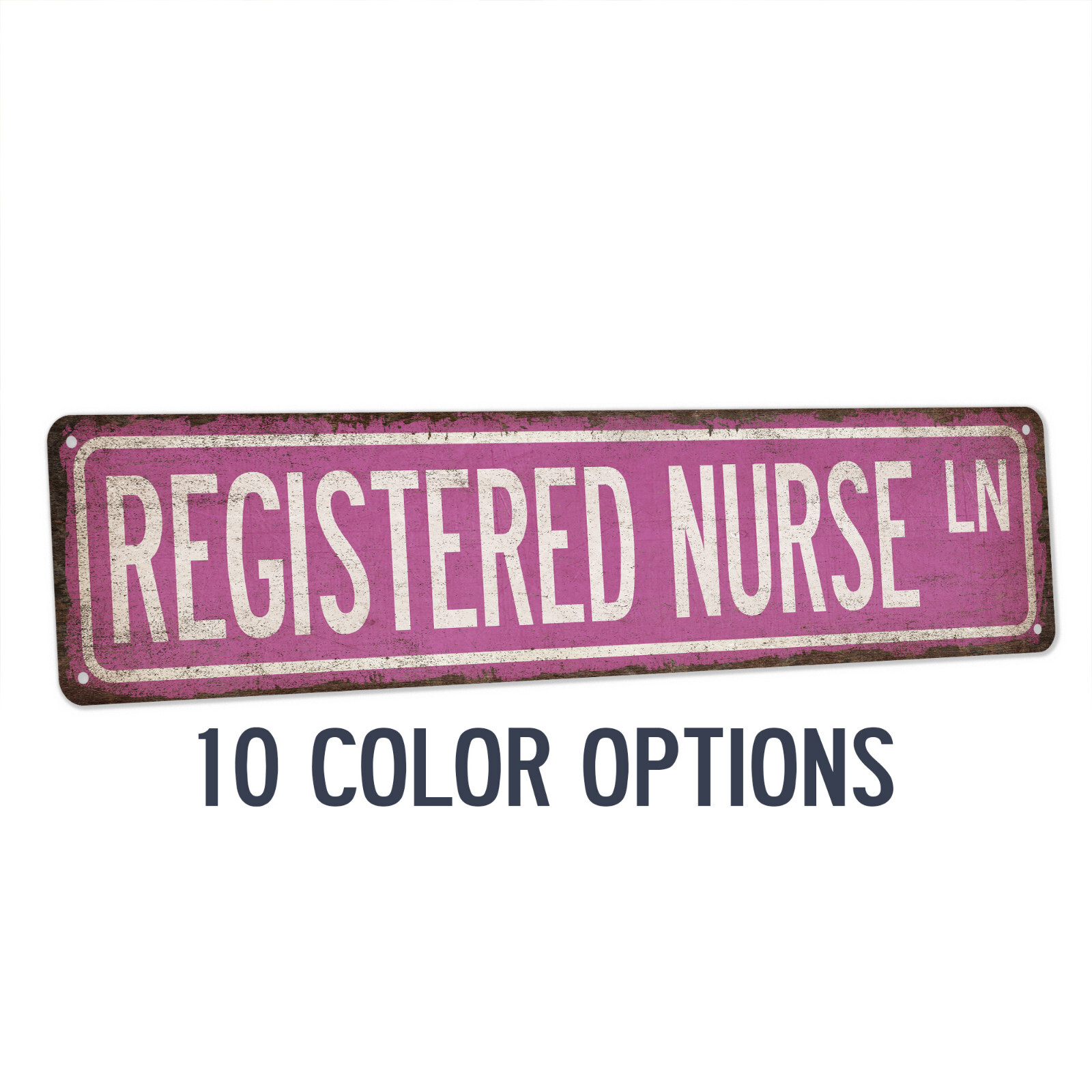 Registered Nurse Street Sign Gift for RN Doctor&rsquo;s Office Decor 104180021049