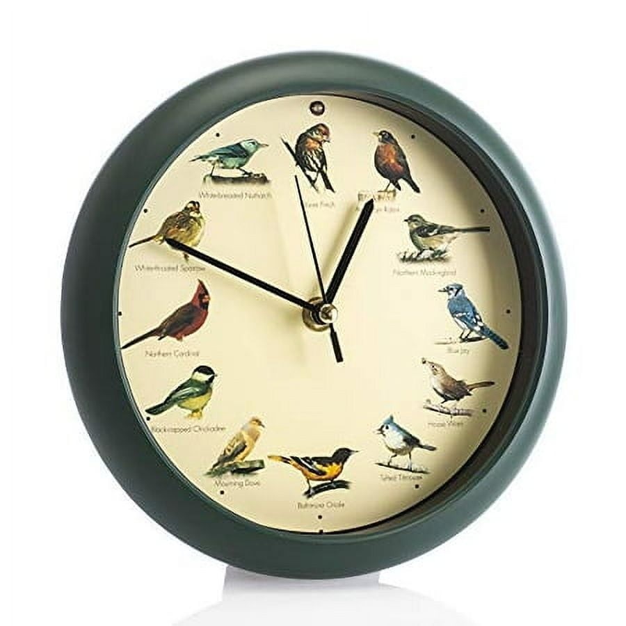 Sangtai Singing Bird Clock 8 Inch Quartz Wall Decor 25th Edition – FREE SHIPPING