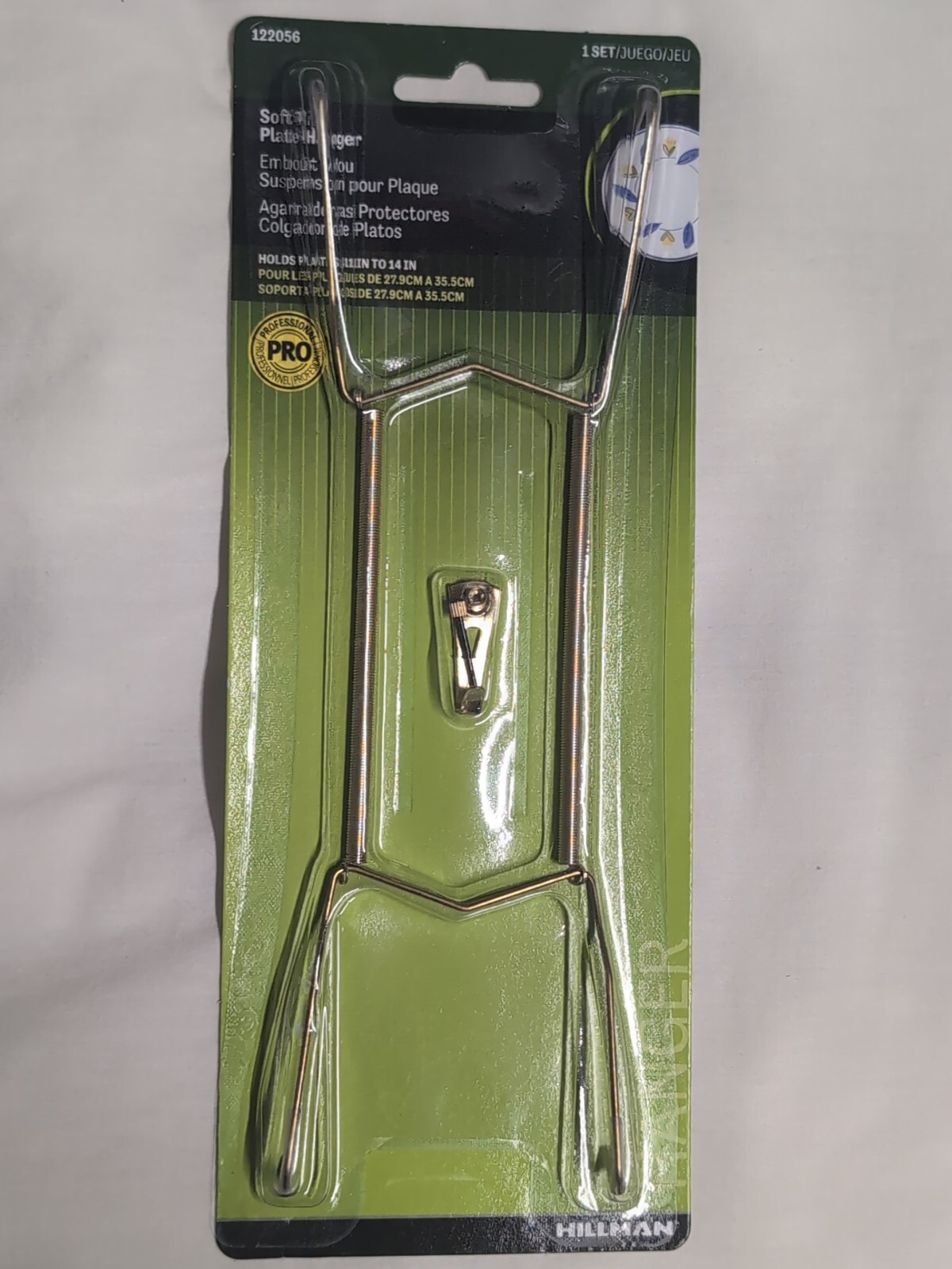 Hillman 122056 AnchorWire 11 in. to 14 in. Metal Plate Hanger 1 in pk