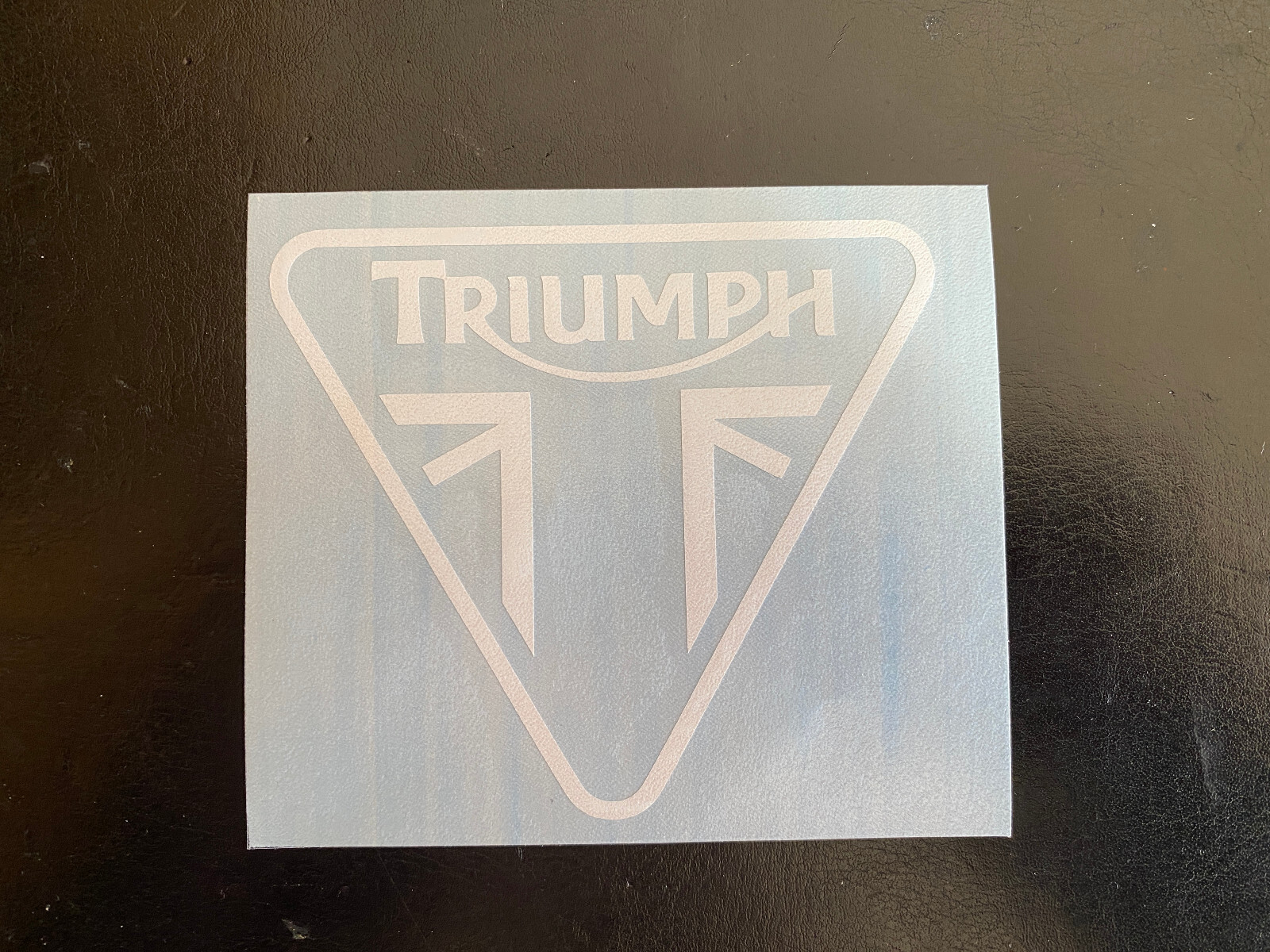 Triumph 3.5&Prime; inch Vinyl Transfer Sticker for Car Window – Pick Color