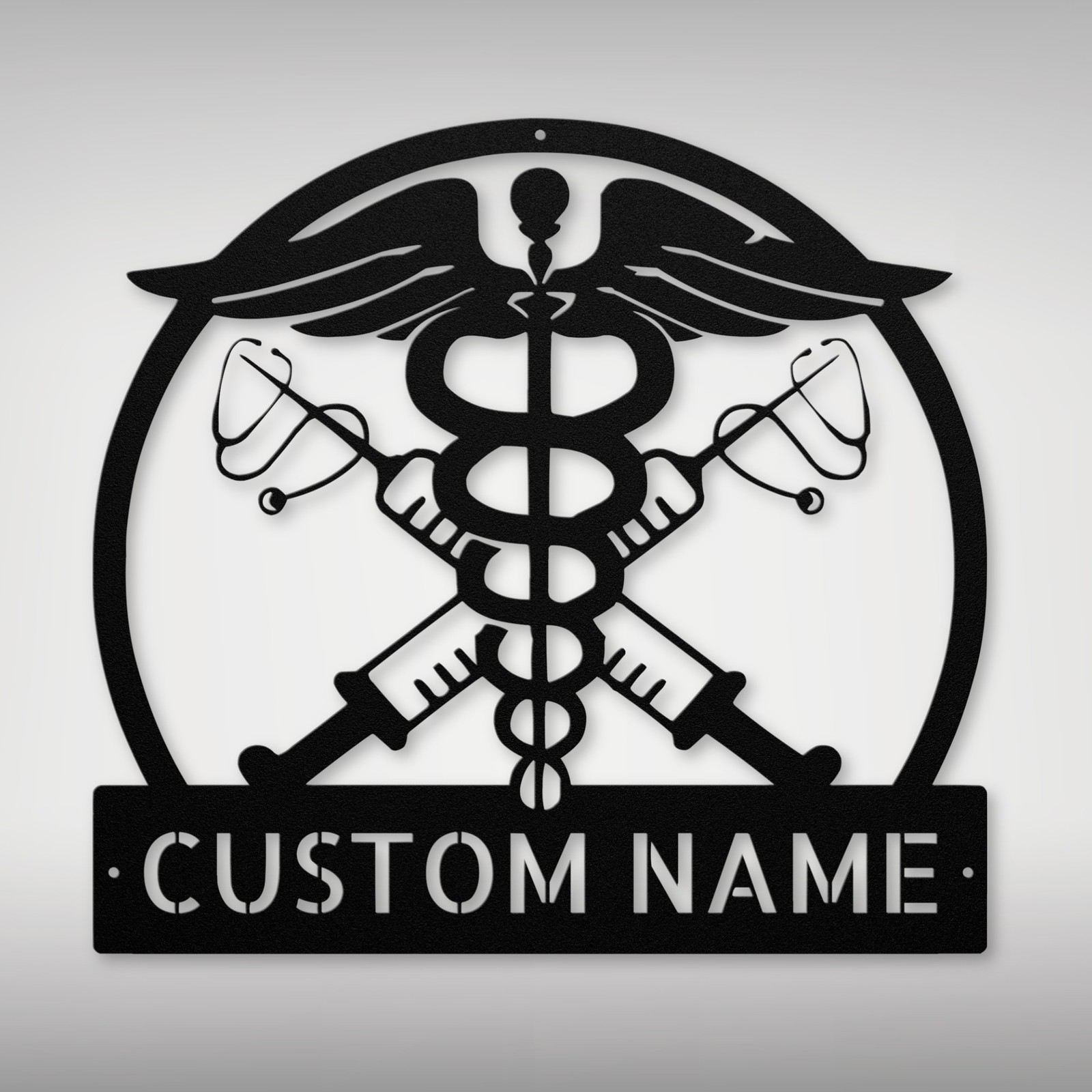 Personalized Nurse Metal Sign – Perfect Gift for Healthcare Professionals