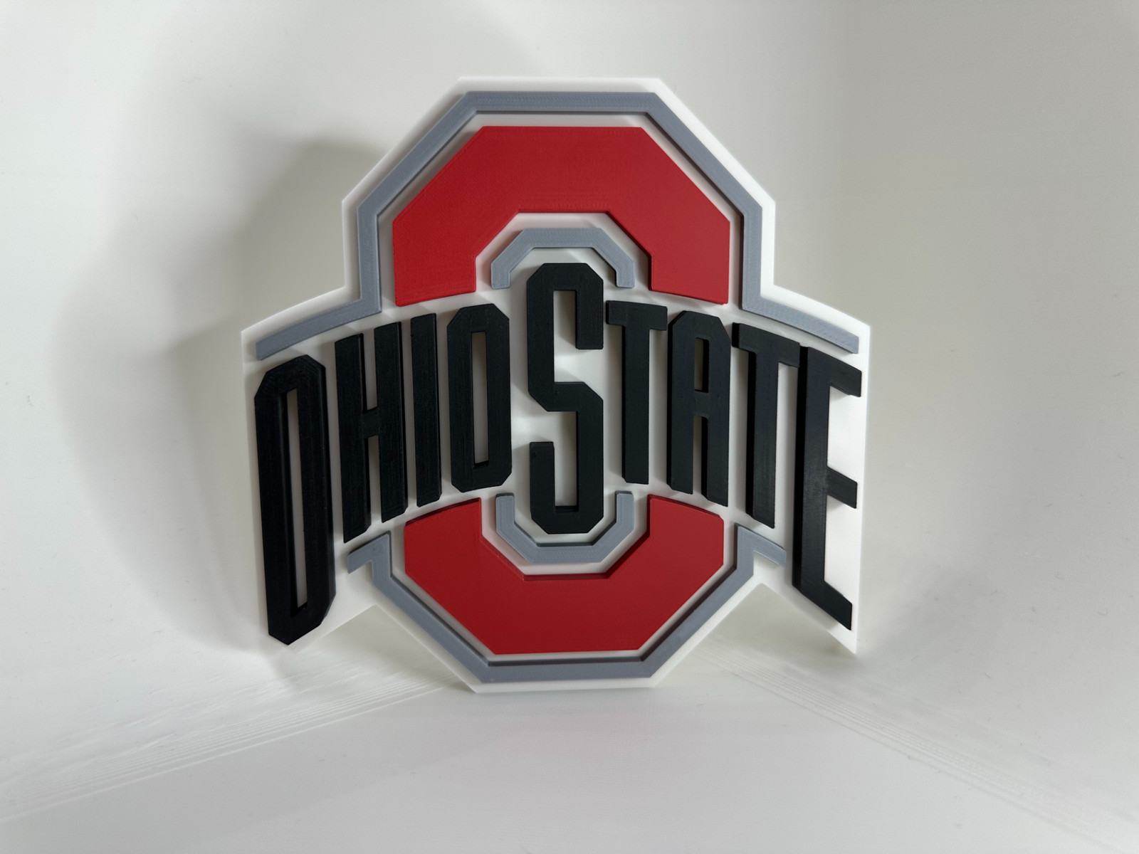 Ohio State Buckeyes Logo 2013 3D Printed Logo Wall Sign