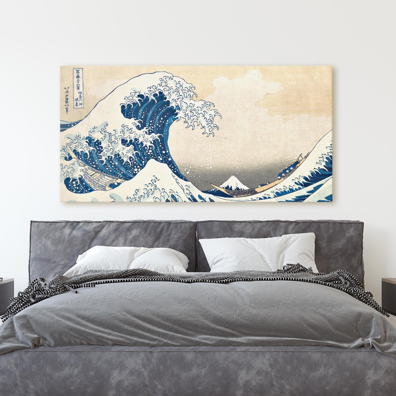 The Great Wave at Kanagawa by Katsushika Hokusai Japan Canvas Wall Art Print