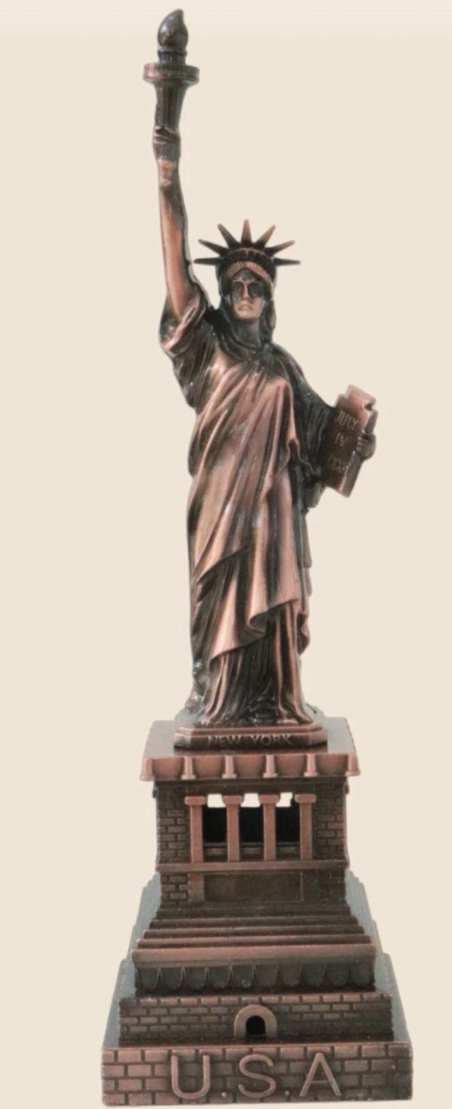 Statue of Liberty Bookshelf Ornament Metal Statue Of Liberty Decor New