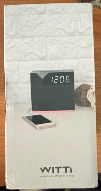 NEW WITTI BEDDI Smart Alarm Clock with Bluetooth Speaker