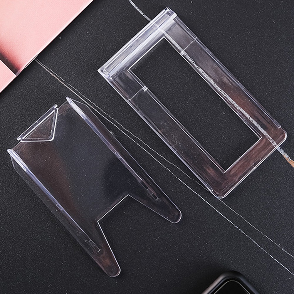 2-20X 4&Prime; Two Part Adjustable Acrylic Display Stand Easels for Minerals Fossils