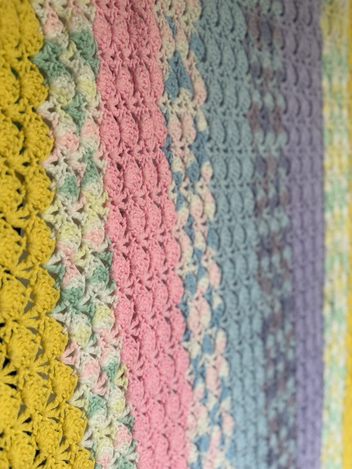 Hand Made Afghan 70in X 94in