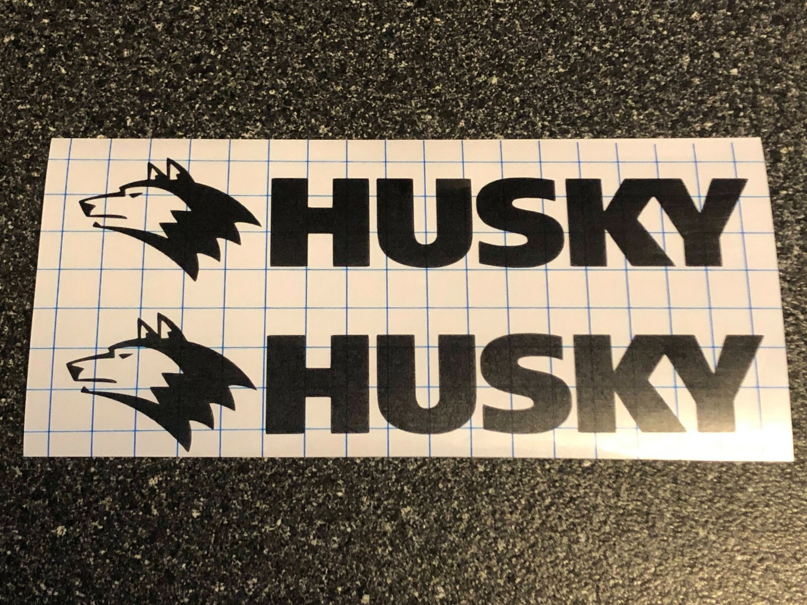 2x Husky Tools Logo Vinyl Decal Sticker 6&Prime; 8&Prime; 12&Prime; 16&Prime; 20&Prime; or 23&Prime;