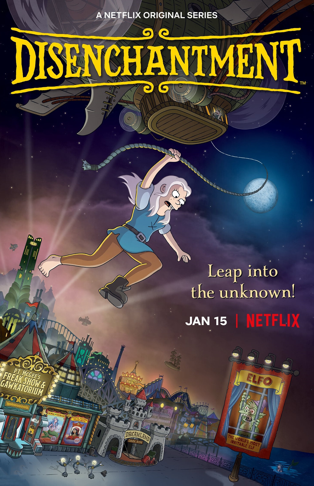 BB1162 Disenchantment Show By Matt Groening 2018 Netflix Movie Poster 11×17