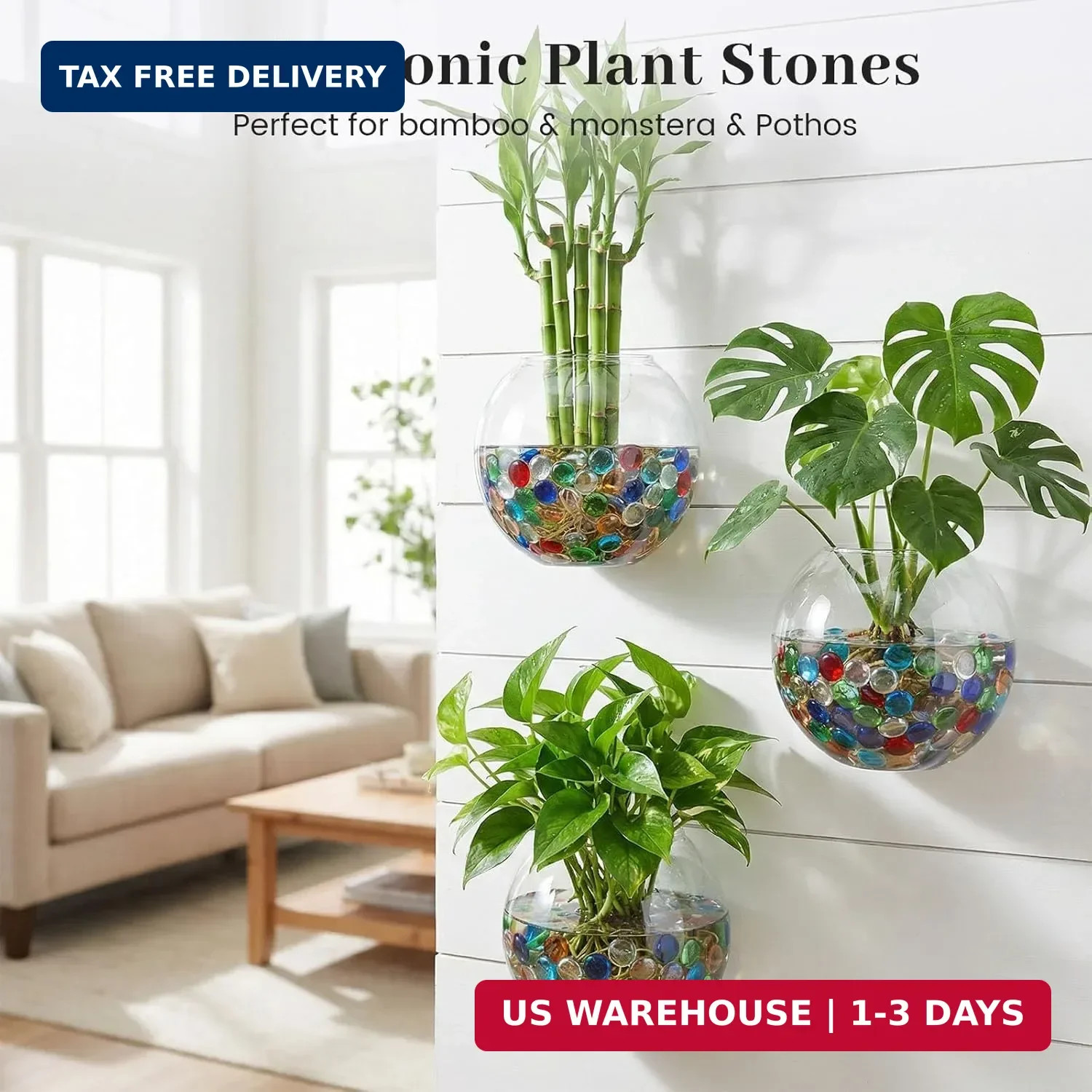 FUTUREPLUSX 80PCS Mini Flat Glass Marbles, Vase Fillers 0.5inch Glass Gems Decor